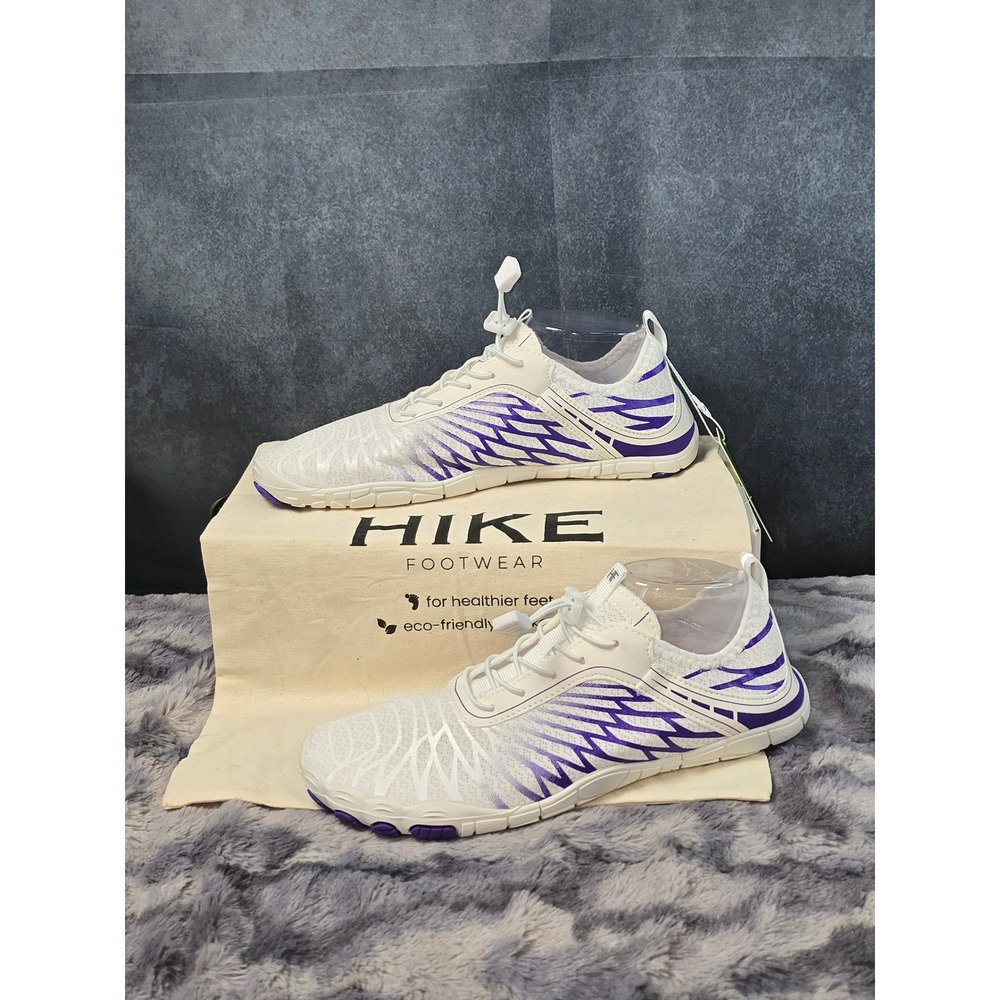 NWT‎ Hike Footwear Lorax Pro Barefoot shoes White/Purple Unisex EU 43 men 10